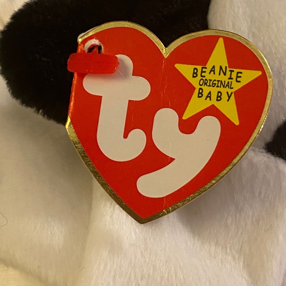 🐾 RARE Ty Beanie Baby DOTTY & UNOPENED TEENIE DOTTY - both have TAG ERRORS! 🐾 - Picture 7 of 16